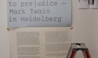 Aufbau der Sonderausstellung "Travel is fatal to prejudice - Mark Twain in Heidelberg (Foto: Stadt Heidelberg)