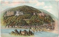Postkarte Schlosshotel (Foto: Stadtarchiv Heidelberg)