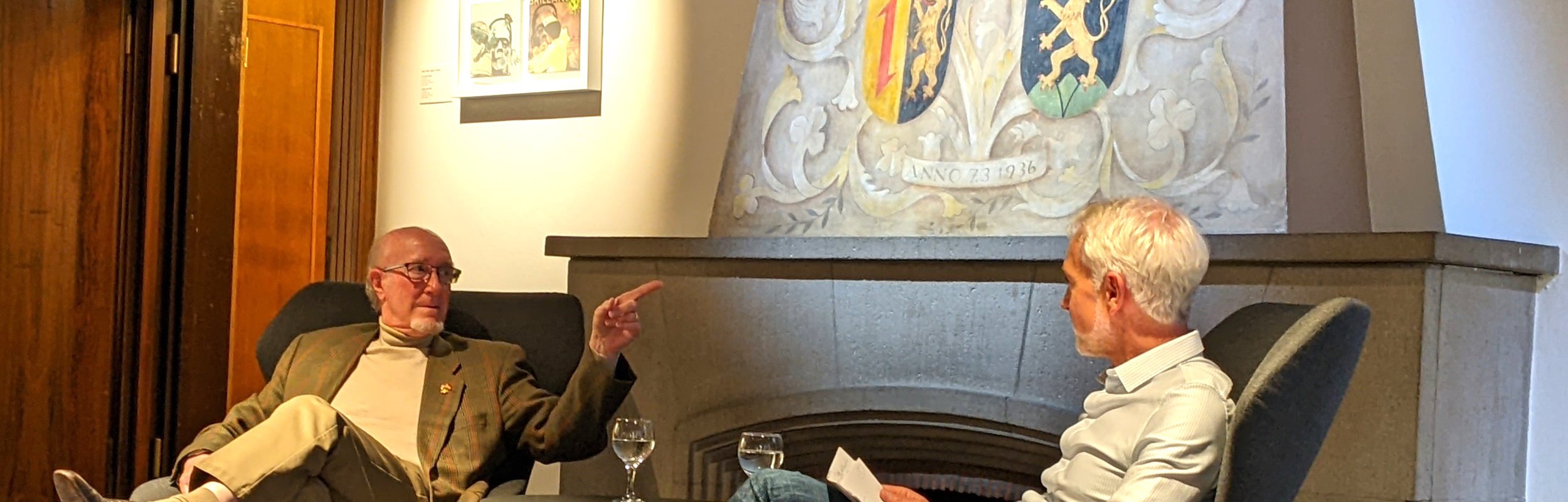 Wandtapete im Mark Twain Center. (Foto: Mark Twain Center) Wandtapete im Mark Twain Center. (Foto: Mark Twain Center)