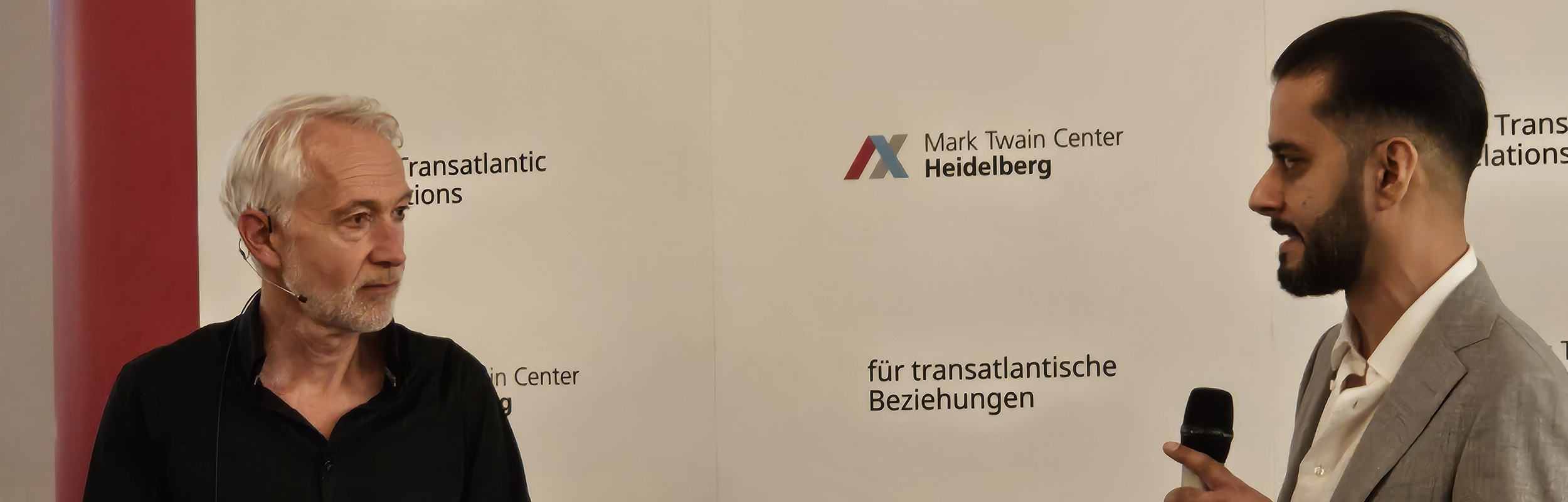 Wandtapete im Mark Twain Center. (Foto: Mark Twain Center)